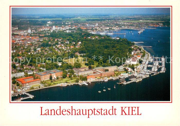 KIEL  CITY Fliegeraufnahme mit Landesregierung und Institut fuer Weltwirtschaft