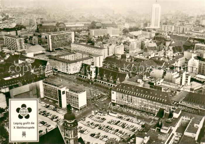 LEIPZIG Sachsen Fliegeraufnahme