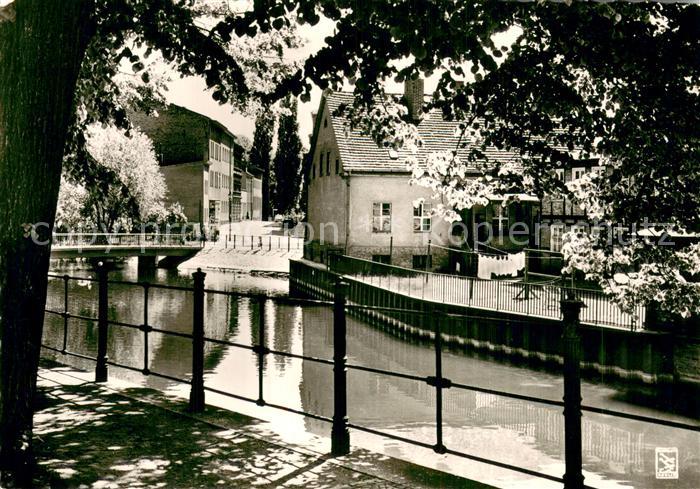 Spandau Altstadt Partie am Muehlengraben mit Dammbruecke und Moellentordamm