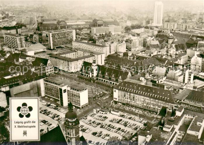 LEIPZIG Sachsen Fliegeraufnahme