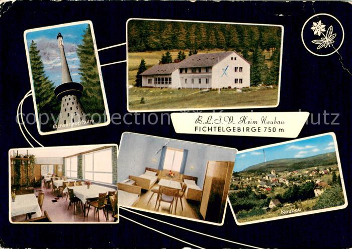 Fichtelberg Bayreuth Ochsenkopfturm Erholungsheim des Bayer Landessportverbandes