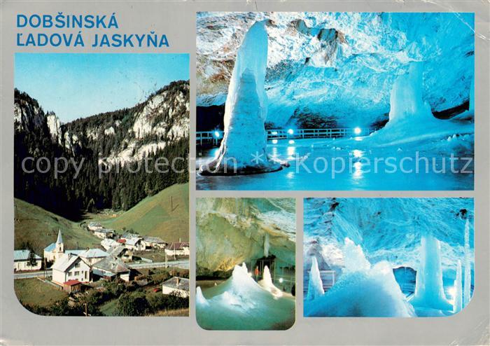 Slovensky Raj Slovakia Dobsinska ladova jeskyna Velka sien Cintorin Vyzdoba v Ma