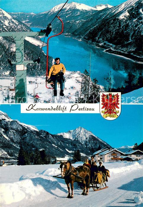 Pertisau Achensee Karwendellift Pferdeschlittenfahrt