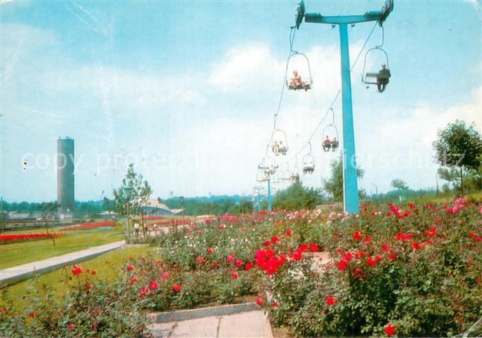 Chorzow Koenigshuette Oberschlesien PL Kolejka linowa w Wojewodzkim Parku Kultur
