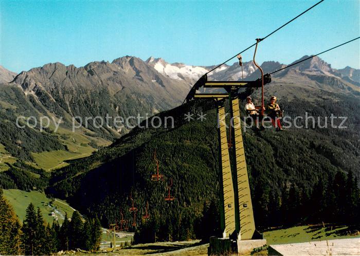 Gerlos Isskogel Sesselbahn mit Schoenachtal