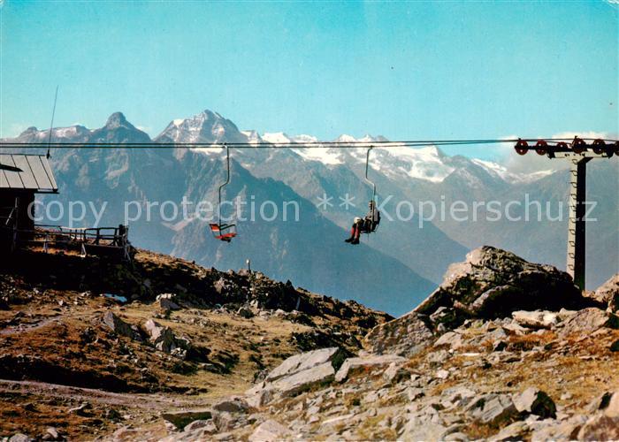 Innsbruck Tirol AT Gipfellift auf den Patscherkofel mit Serles Habicht und Zucke