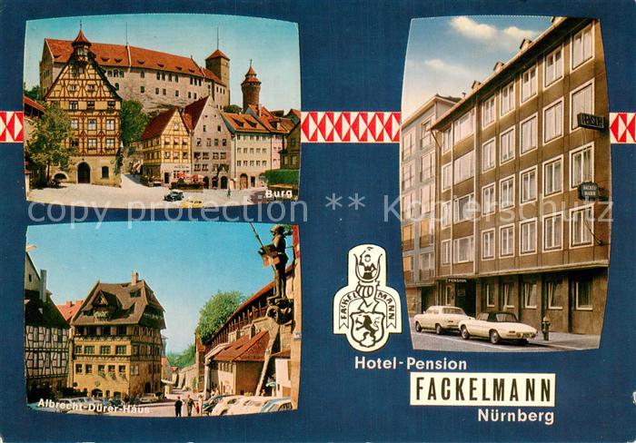 NueRNBERG CITY Burg Albrecht Duerer Haus Hotel Pension Fackelmann