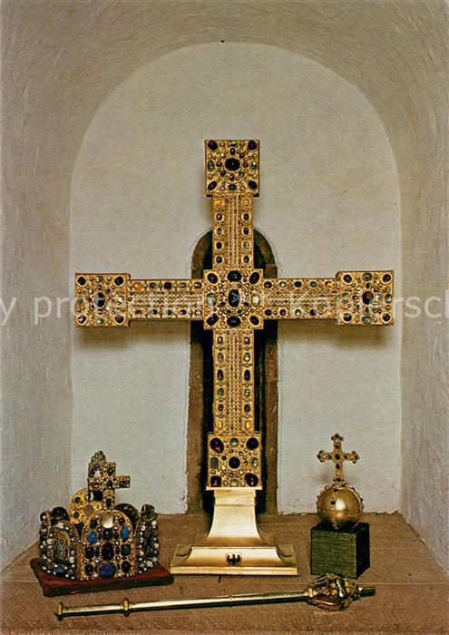 Annweiler Trifels Burg Trifels Nachbildungen der Reichskleinodien