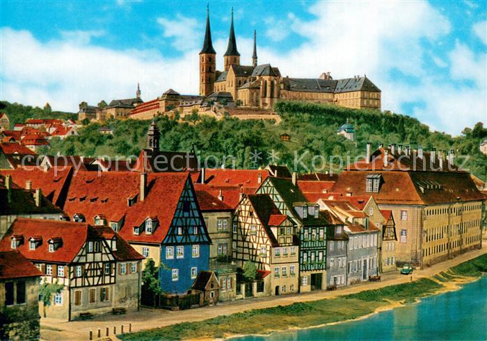 Bamberg Michelsberg mit Regnitz