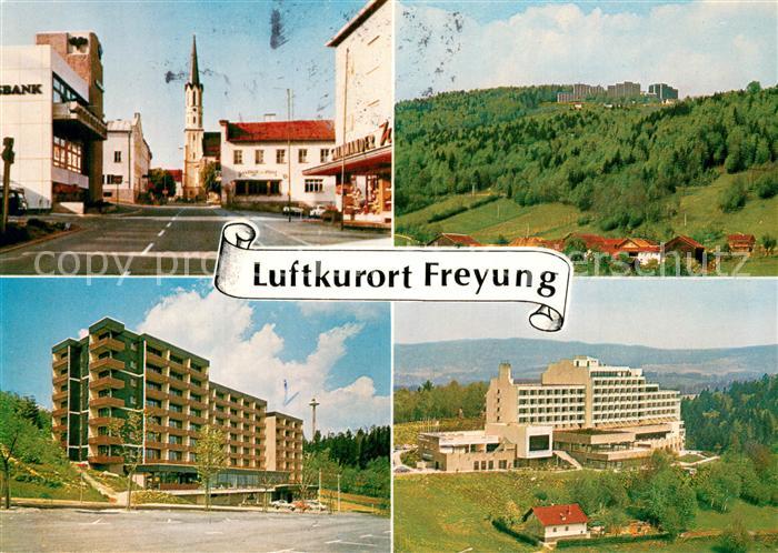 Freyung Kirche Panorama Hochhaeuser