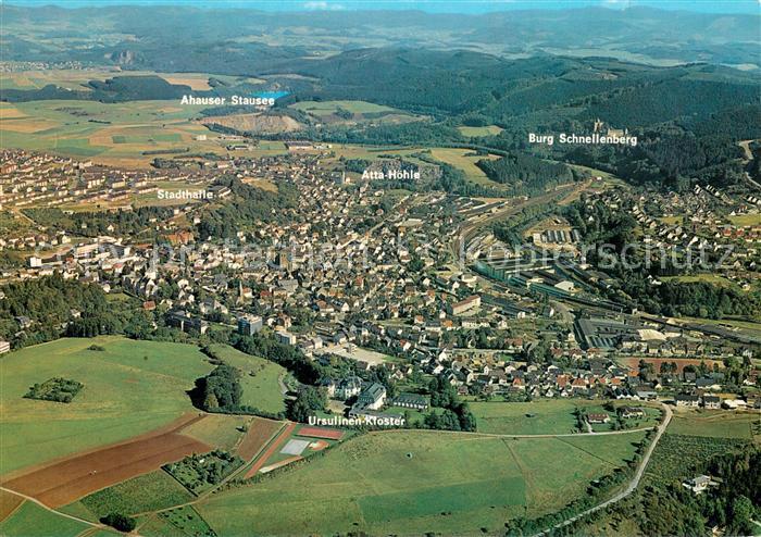 Attendorn Ahauser Stausee Stadthalle Atta Hoehle Burg Ursulinen Kloster Schnelle