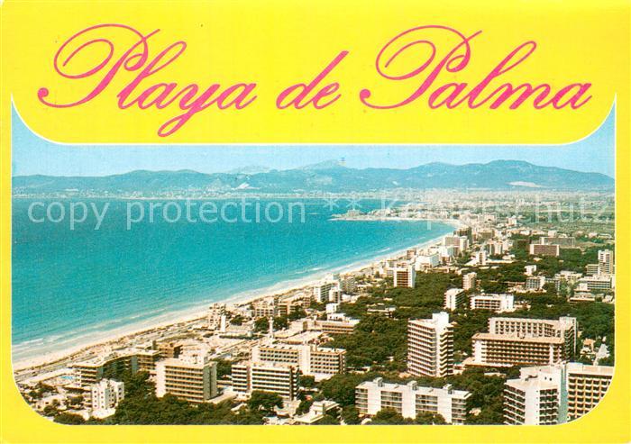Playa de Palma Mallorca Fliegeraufnahme