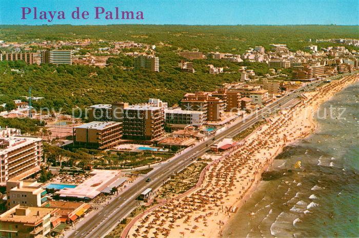 Playa de Palma Mallorca Fliegeraufnahme