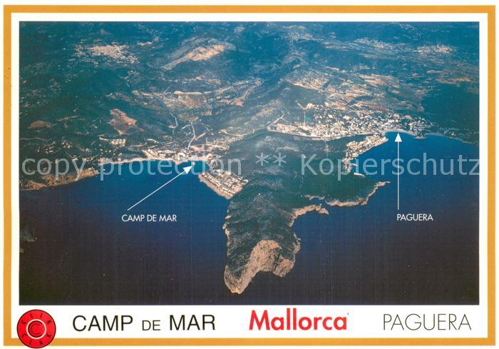 Camp de Mar Andratx Mallorca ES Fliegeraufnahme mit Paguera
