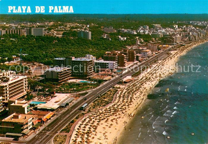 Playa de Palma Mallorca Fliegeraufnahme