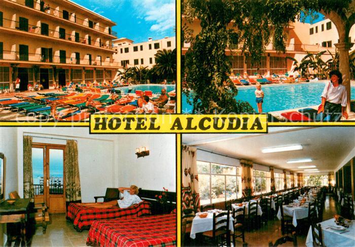 Puerto de Alcudia Hotel Alcudia Schwimmbad Zimmer Speisesaal