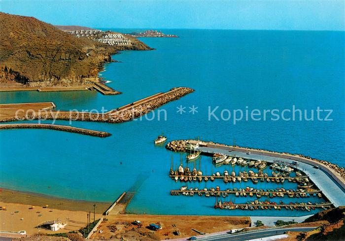 Las Palmas Gran Canaria Puerto Rico Muelles Deportivos Fliegeraufnahme