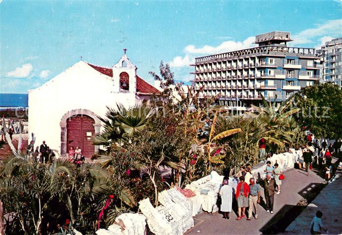 Puerto-de-la-Cruz Tenerife ES Ermita San Telmo y Hotel Vallemar
