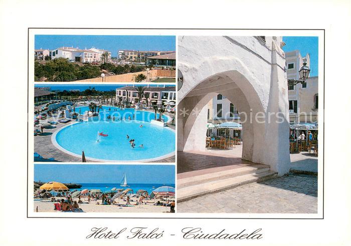 Ciudadela Menorca ES Hotel Falco Pool Strand