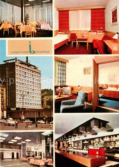 Usti nad Labem Aussig CZ Interhotel Bohemia Gastraeume Bar Foyer