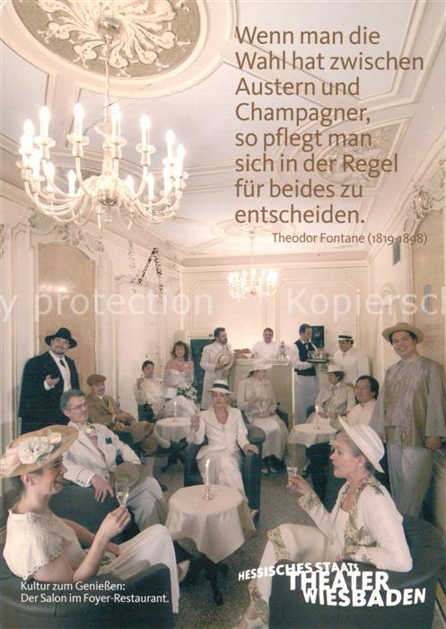 Wiesbaden Hess Staatstheater Wiesbaden Der Salon im Foyer Restaurant