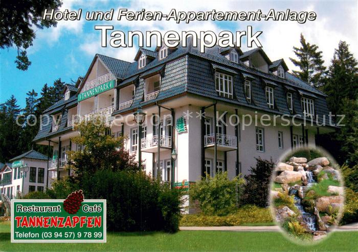 Tanne Harz Hotel und Ferien Appartement Anlage Tannenpar Restaurant Tannenzapfen