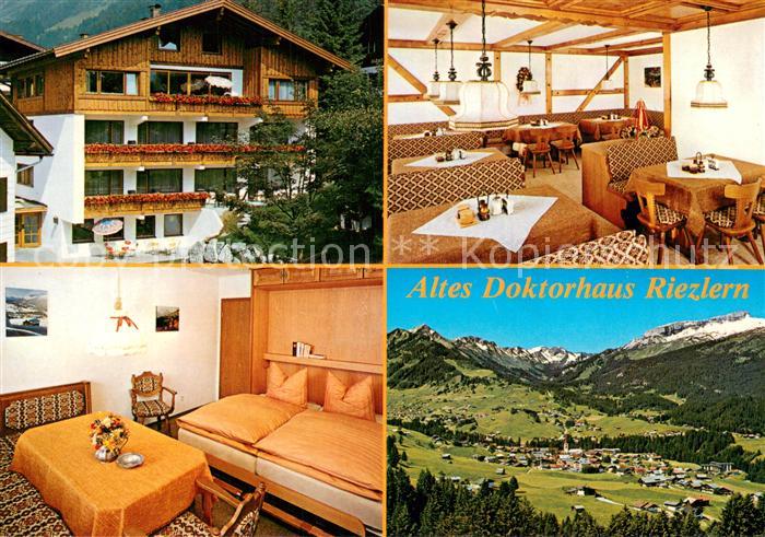 Riezlern Kleinwalsertal Vorarlberg Altes Doktorhaus Gaststue Zimmer Fliegeraufna