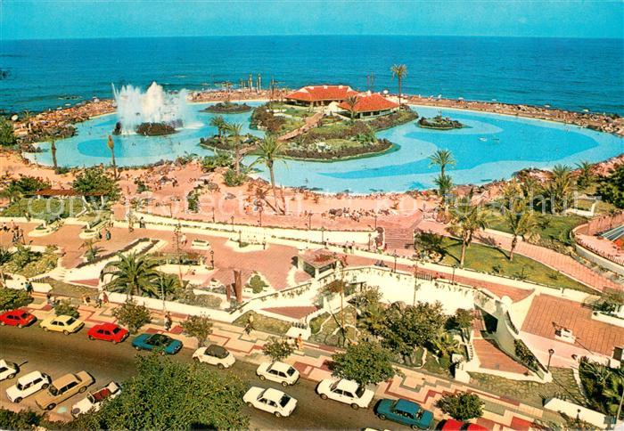 Puerto-de-la-Cruz Tenerife ES Lago Martianez Fliegeraufnahme