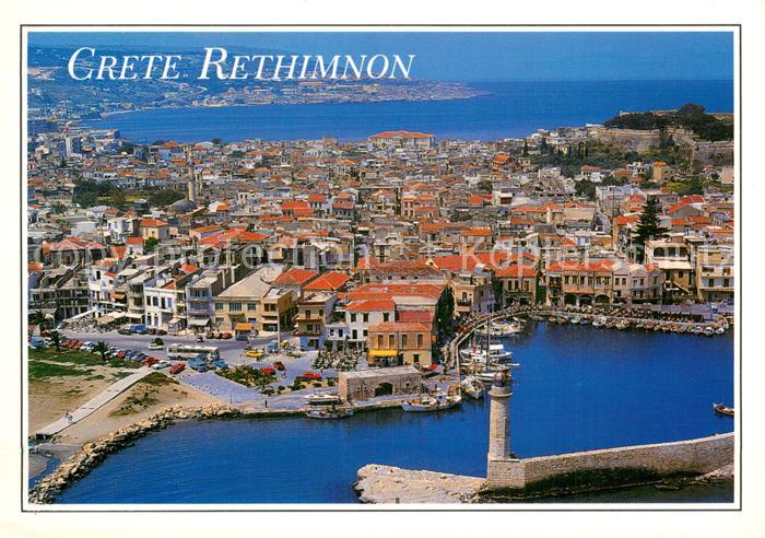 Rethymnon Kreta Fliegeraufnahme