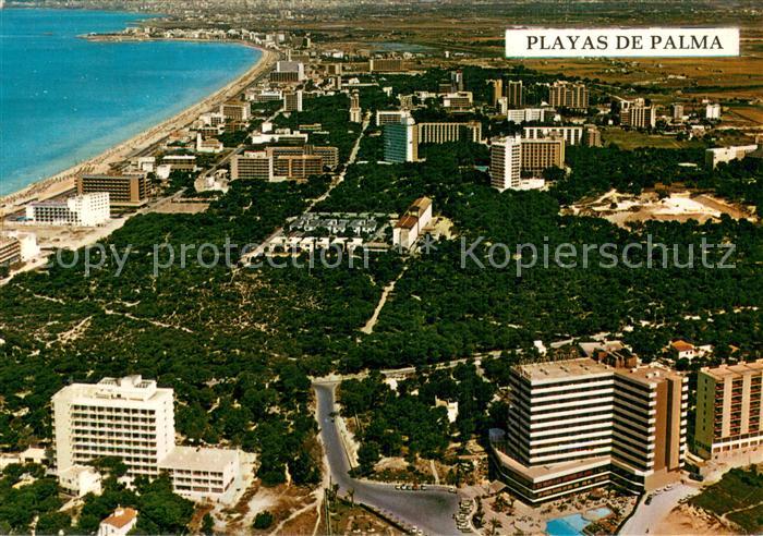 Playa de Palma Mallorca Fliegeraufnahme