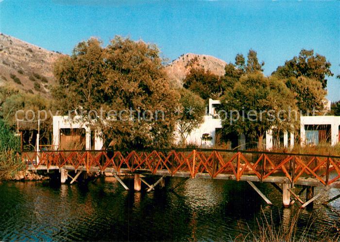 Metohi Greece Hotel Kalogria Beach Aussenansicht m. Bruecke