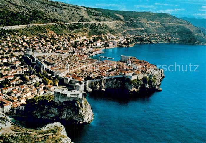 Dubrovnik Ragusa Gesamtansicht Kueste