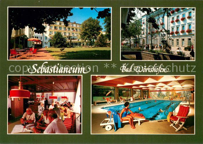 Bad Woerishofen Kneipp-Kurklinik Sebastianeum Teilansichten m. Hallenbad