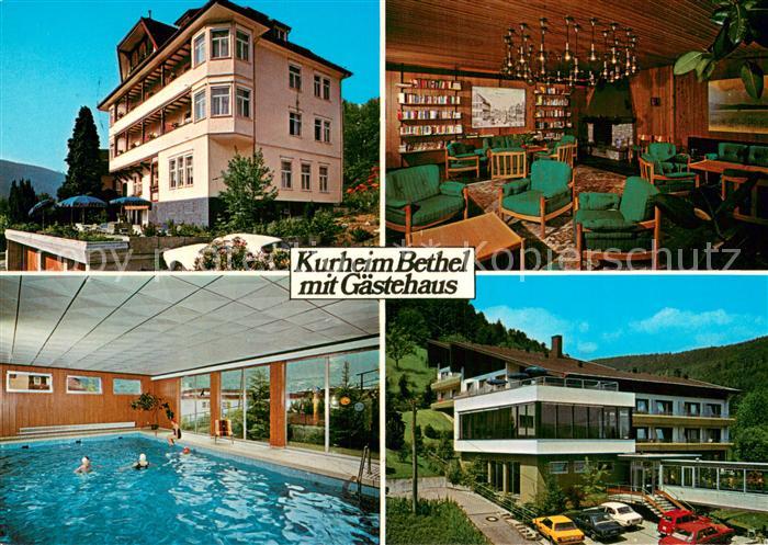 Wildbad Schwarzwald Kurheim Bethel m. Hallenbad