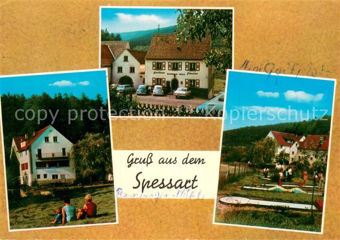 Aschaffenburg Main Gasthaus u. Pension Bamberger Muehle Teilansichten