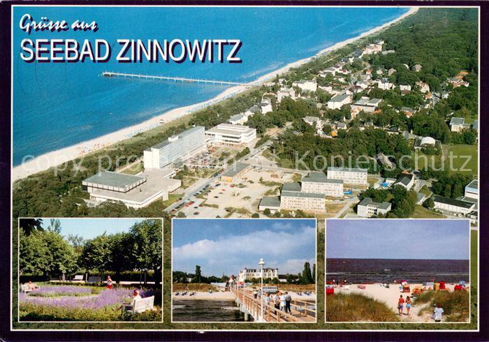 Zinnowitz Ostseebad Fliegeraufnahme Usedom