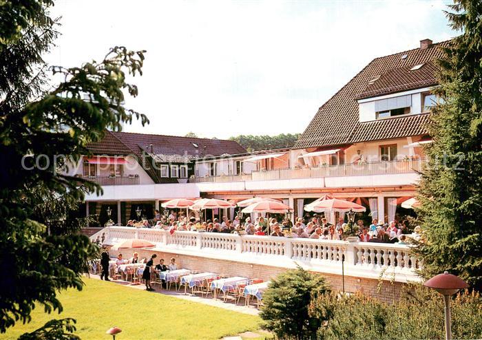 Bad Pyrmont Hotel Bergkurpark Terrassen-Ansicht