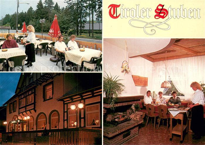 Osterode Harz Hotel-Restaurant Tiroler Stuben Innen- u. Aussenansicht