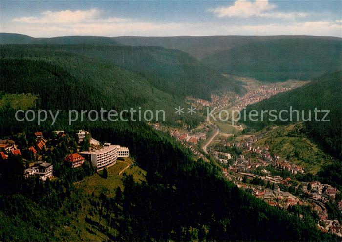 Wildbad Schwarzwald Fliegeraufnahme Panorama