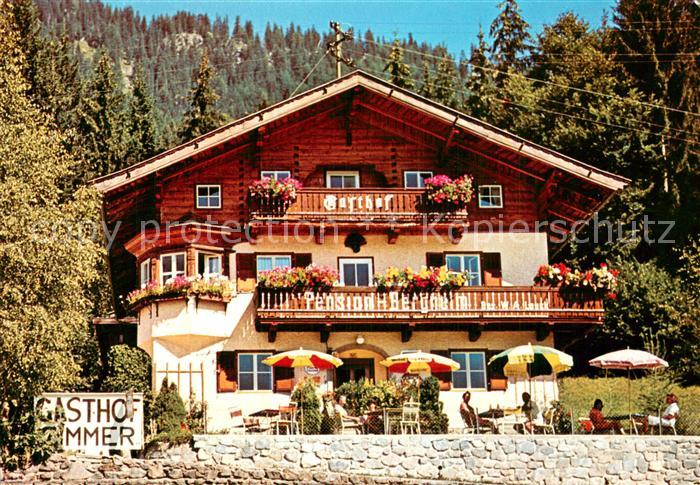 Fieberbrunn Tirol Gasthof-Pension Bergheim Aussenansicht