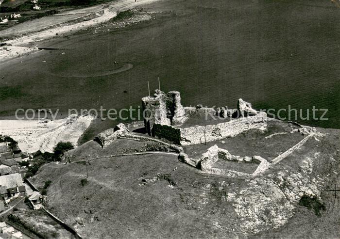 Caernarvon Caernafon Wales UK Fliegeraufnahme Criccieth Castle