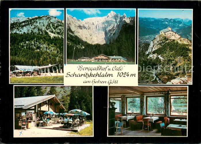 Scharitzkehlalm 1024m Berchtesgaden Berggasthof u. Cafe Scharitzkehalm TEilansic