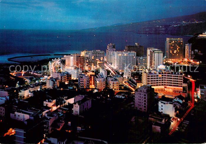 Puerto-de-la-Cruz Tenerife ES Bei Nacht