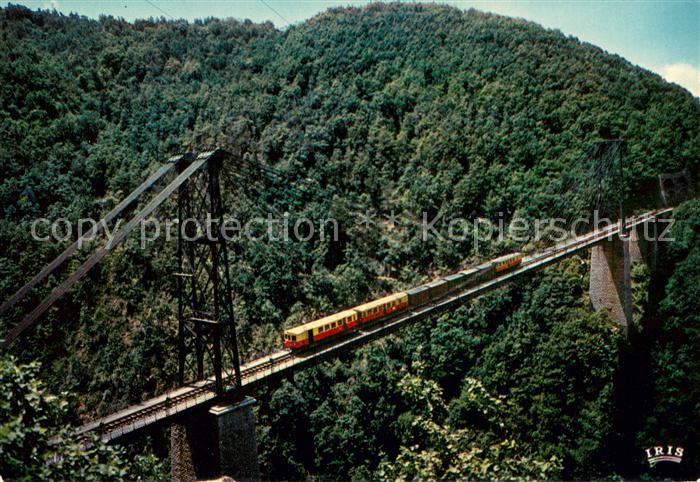 Villefranche-de-Conflent Le Pont Gisclard Ligne SNCF Zug