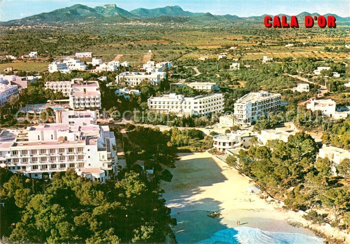 Cala d Or Fliegeraufnahme Strand
