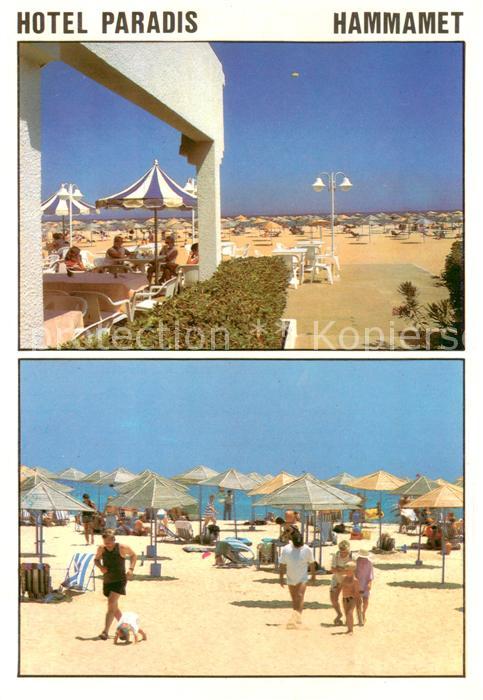 Hammamet Hotel Paradis Strand-Ansichten