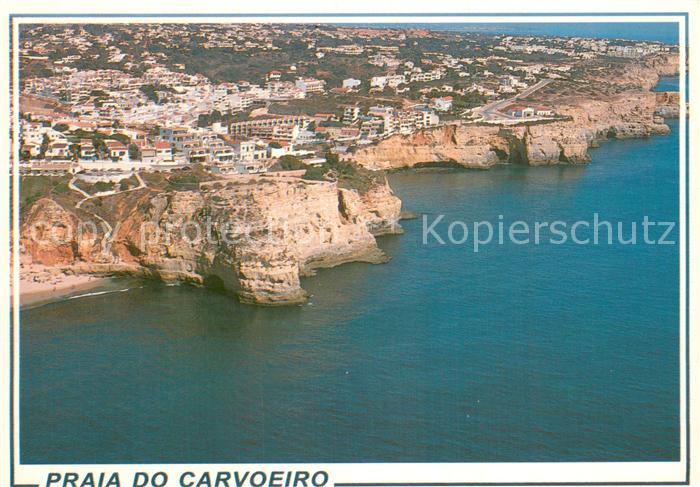 Praia do Carvoeiro PT Fliegeraufnahme Kuesten-Ansicht