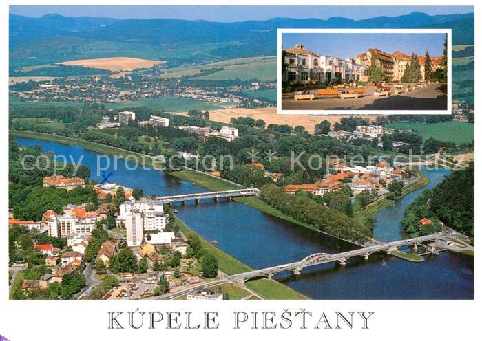 Piestany SK Fliegeraufnahme Kupele Irma a LD Thermia Palace