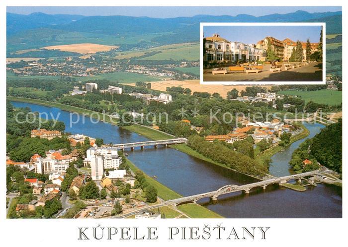 Piestany SK Fliegeraufnahme Kupele Irma a LD Thermia Palace