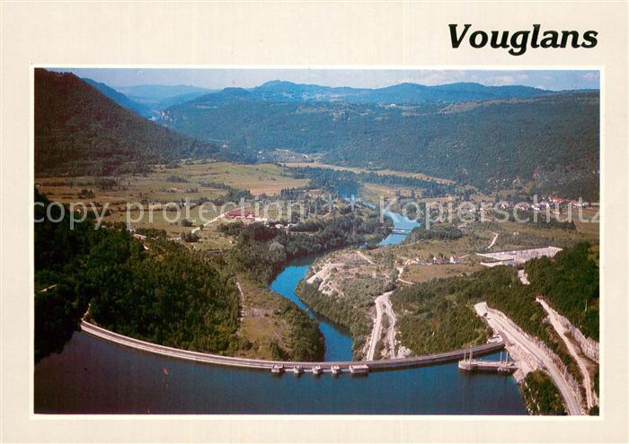 Vouglans Lac de Fliegeraufnahme Panorama
